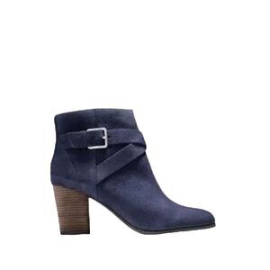 Cole Haan Grand OS Hinckley Ankle Booties Block Heel Blue Women’s Size 8.5